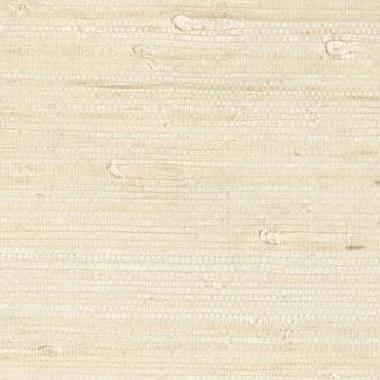 Martina White Grasscloth Wallpaper