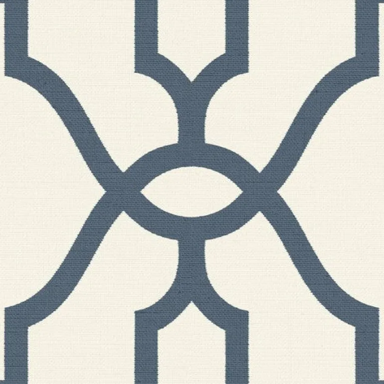 ME1552 Federal Blue Woven Trellis Joanna Gaines Magnolia Home Wallpaper