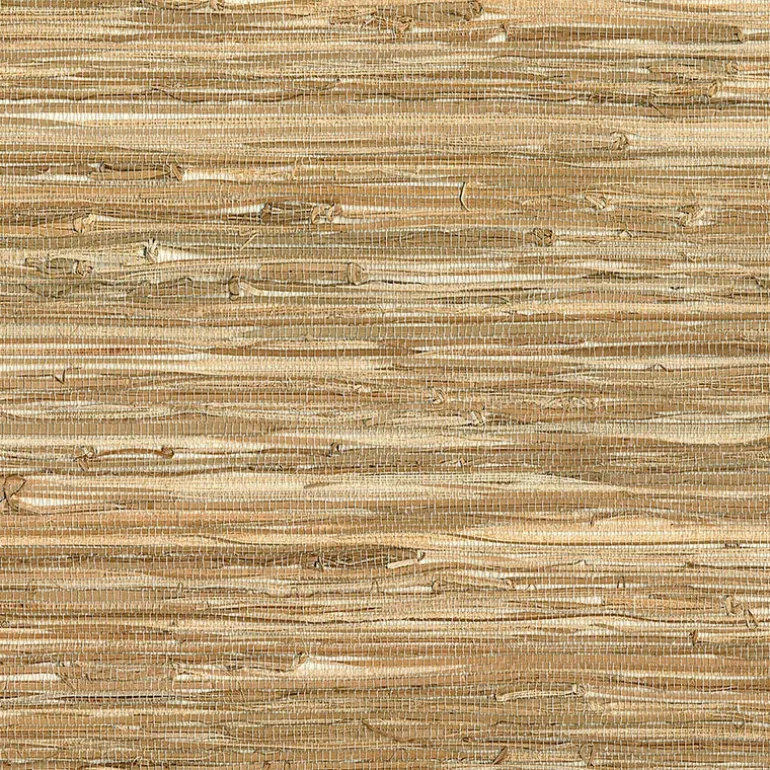 Meho Neutral Grasscloth Wallpaper