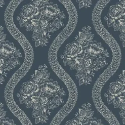 MH1603 Coverlet Floral Wallpaper