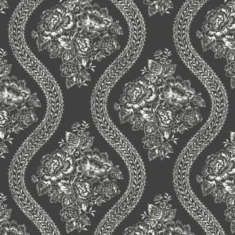MH1596 Coverlet Floral Wallpaper