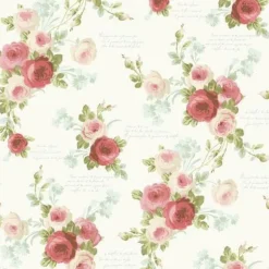 MH1525 Heirloom Rose Wallpaper
