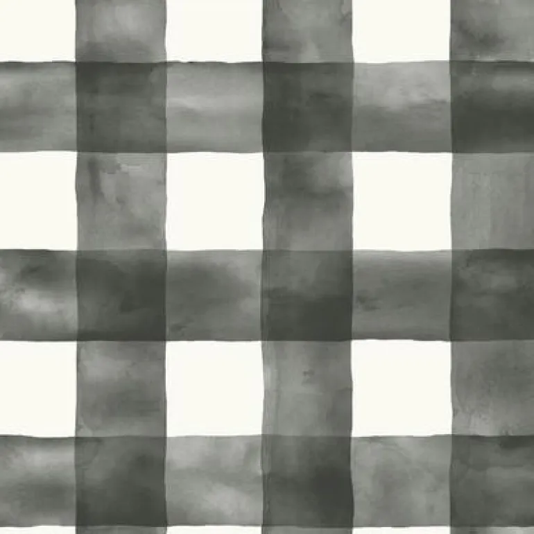 MH1516 Watercolor Check Wallpaper