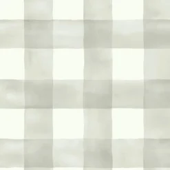 MH1518 Watercolor Check Wallpaper
