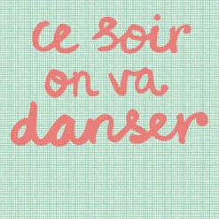 Mint Tonight We Will Dance Wall Mural