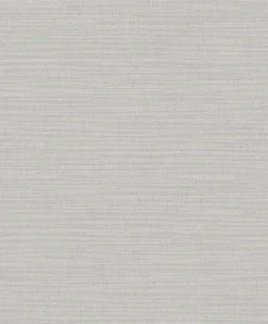 2814-MKE-3110 Zora Light Grey Linen Texture Wallpaper