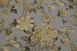Mudan Platinum Waverly Fabric