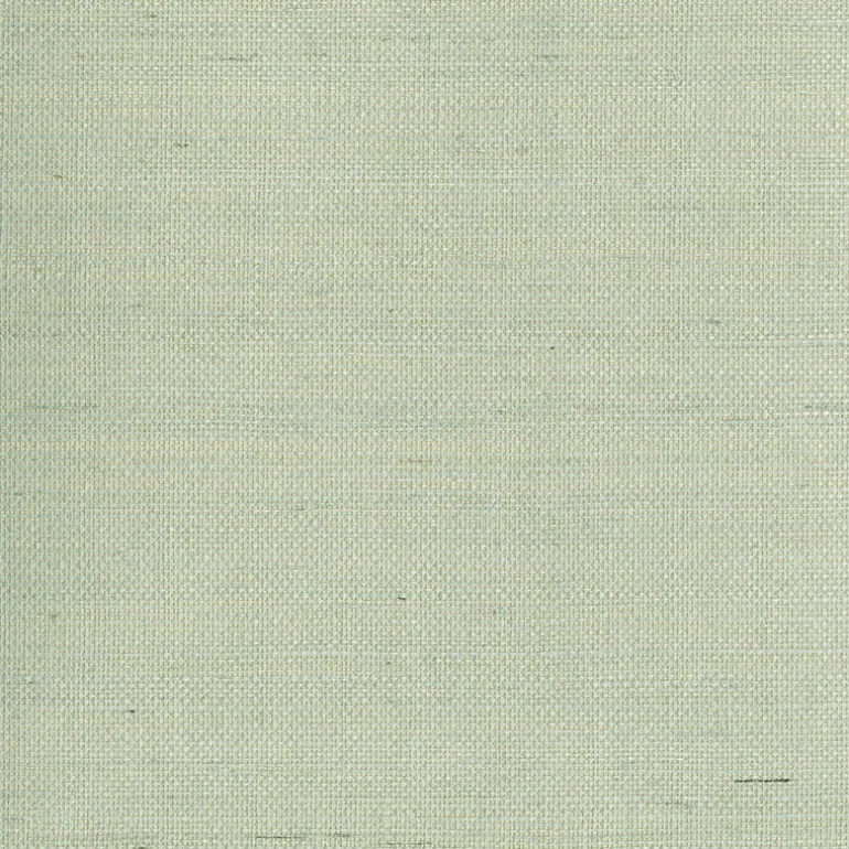 Mugen Light Green Grasscloth Wallpaper