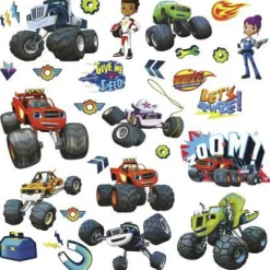 Murals Blaze & the Monster Machines Peel and Stick Wall Decals Mural