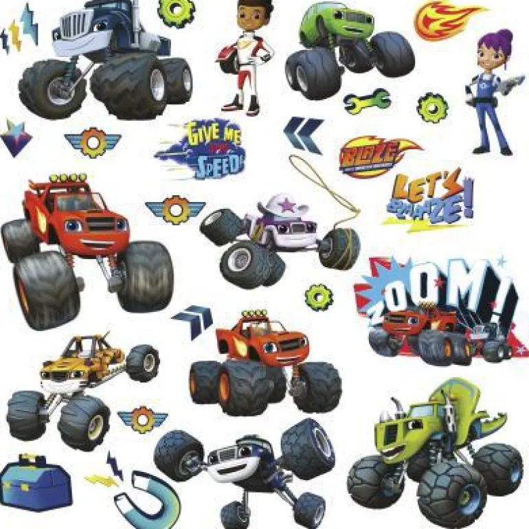 Murals Blaze & the Monster Machines Peel and Stick Wall Decals Mural