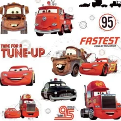 Murals Cars Friends To The Finish Wall Decals Mural