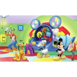 Murals Disney Mickey & Friends Clubhouse Capers Pre-Pasted Mural