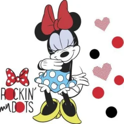 Murals Minnie Rocks the Dots Giant Wall Decal Mural