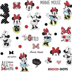 Murals Minnie Rocks the Dots Wall Decals Mural