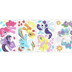 Murals My Little Pony Wall Decals with Glitter Mural