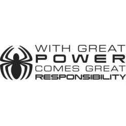 Murals Spider-Man Quote Wall Decals Mural