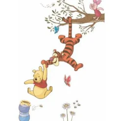 Murals Winne the Pooh Swinging for Honey Giant Wall Decal Mural