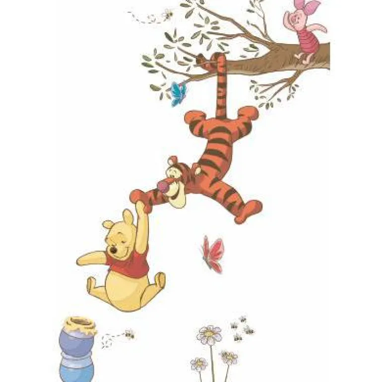 Murals Winne the Pooh Swinging for Honey Giant Wall Decal Mural