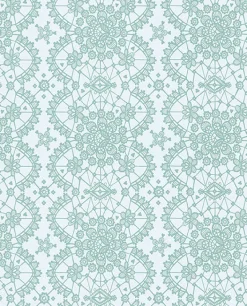 Myte Mint Lace Wallpaper