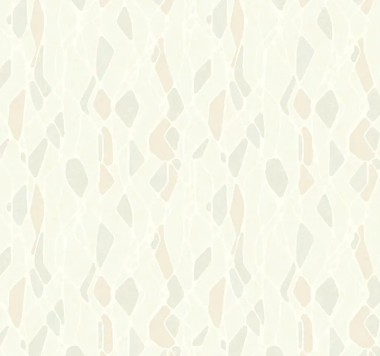 NA0508 Beige Stained Glass Wallpaper