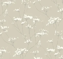 NA0599 Tan Enchanted Wallpaper