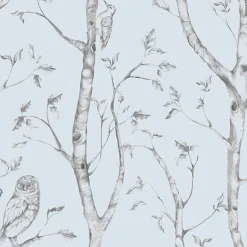 NU1413 Blue Woods Peel And Stick Wallpaper