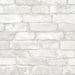 3115-NU1653 Buchanan Off-White Brick Wallpaper