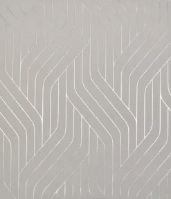 NW3519 Ebb And Flow Grey/Silver Wallpaper