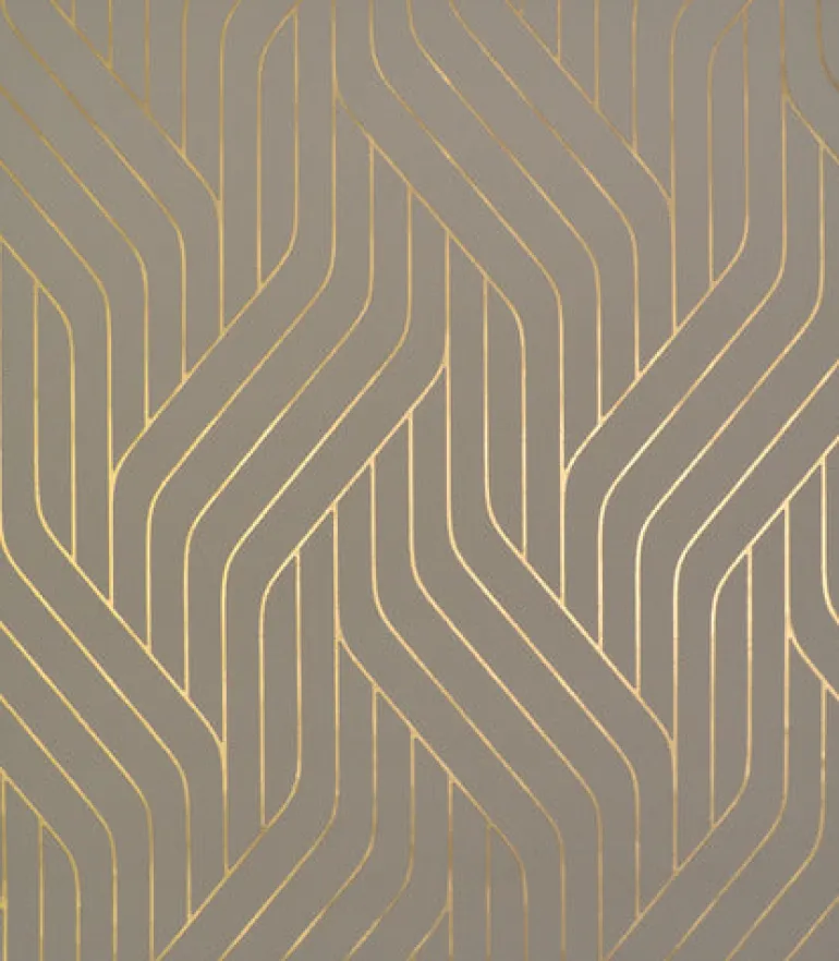 NW3518 Ebb And Flow Khaki/Gold Wallpaper