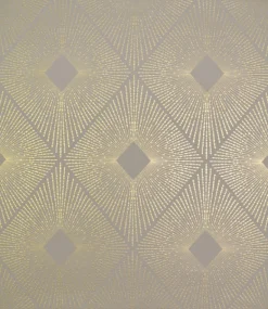 NW3590 Harlowe Khaki/Gold Wallpaper