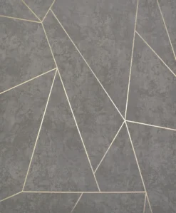 NW3502 Nazca Dark Grey/Gold Wallpaper