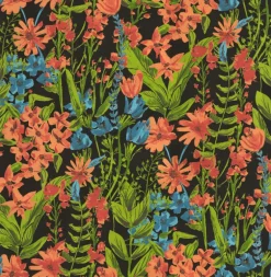 OD Gloria Black Tempo Fabric