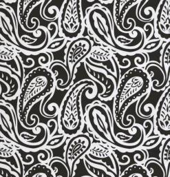 OD Sassafras Black Tempo Fabric