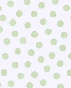 Odette Mint Stamped Dots Wallpaper