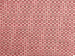 Ottoman Check Rose Laura Kiran Fabric
