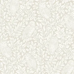 Parliament Cream Owl Wallpaper