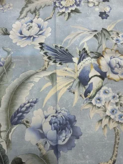Passerine Pavillion Blue Geyser P/Kaufmann Fabric