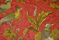 Pheasant Hunt Garnet Kaufmann Fabric