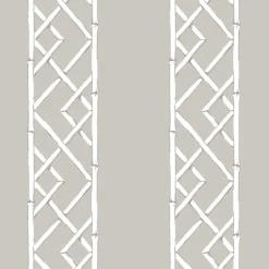 Platinum Latticework Wallpaper