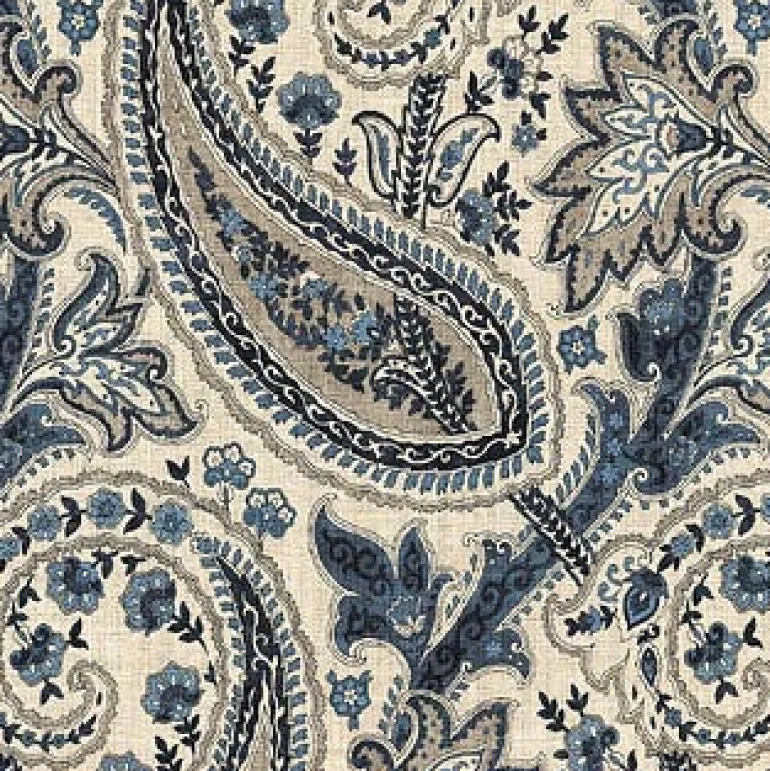 Plumtree Paisley Ink Waverly PK Lifestyles Fabric