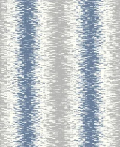 Quake Blue Abstract Stripe Wallpaper