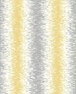 Quake Yellow Abstract Stripe Wallpaper