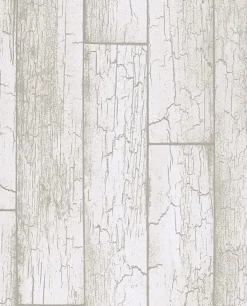 Resource Esmee Off-White Wood Wallpaper