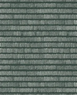 Resource Solemn Lines Dark Green Wall Mural