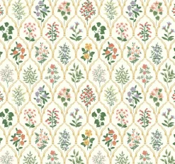 RI5130 Cream Hawthorne Wallpaper