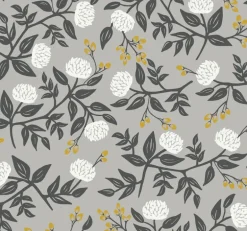 RI5152 Gray Peonies Wallpaper