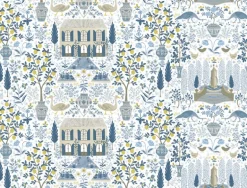 RI5108 Indigo Camont Wallpaper