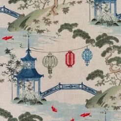 R-Kirin Linen Regal Fabric