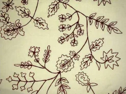 Romantic Vine Red Laura Kiran Fabric