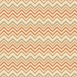 Rosemont 8 Tigerlily Embroidered Flame Stitch Fabric